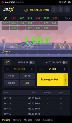 JetX Real-Time Betting