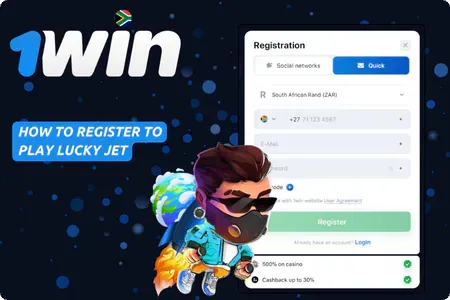 Register at 1Win to Play Lucky Jet
